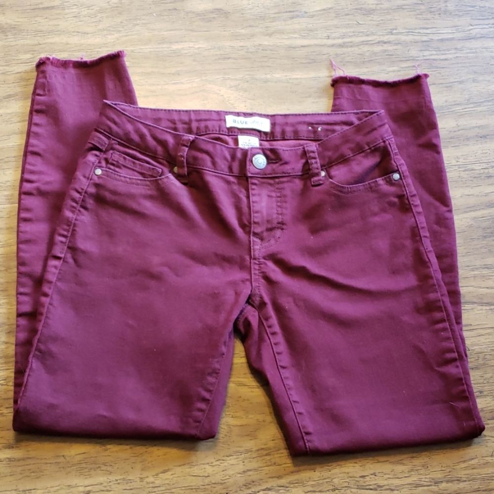 Maroon Jeans